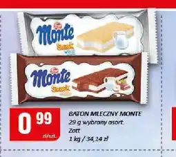Chorten Baton mleczny Monte Snack White oferta