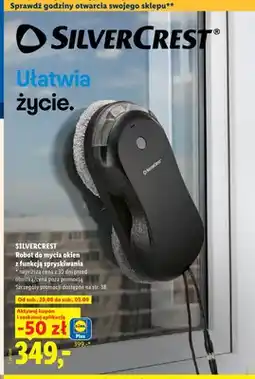 Lidl Robot do mycia okien z funkcją spryskiwania Silvercrest oferta