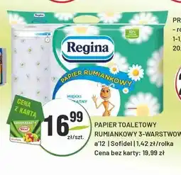 Sedal Papier toaletowy rumiankowy 3-warstwowy Regina oferta