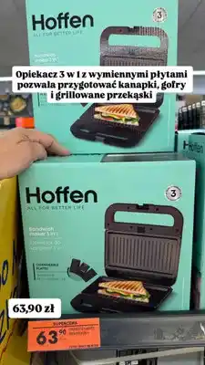 Biedronka Opiekacz do kanapek 3 w 1 Hoffen oferta