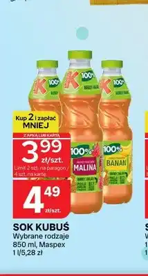 Chorten Sok Kubuś malina 100% oferta