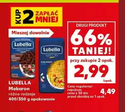 Kaufland Makaron Lubella mini świderki z kakao oferta