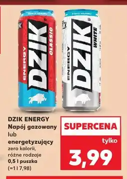 Kaufland Napój gazowany energetyzujący Dzik Energy Classic oferta