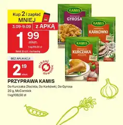 Chorten Przyprawa do kurczaka złocista Kamis oferta