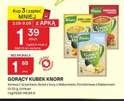 Chorten Zupa Gorący Kubek serowa z grzankami Knorr oferta