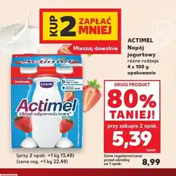 Kaufland Napój jogurtowy Actimel 4-pak oferta