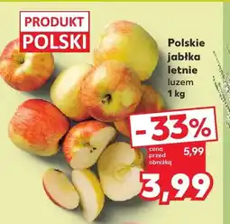 Kaufland Jabłka letnie polskie oferta