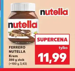 Kaufland Krem Nutella Ferrero oferta