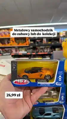 Biedronka Samochodzik metalowy MSZ Lamborghini Aventador Roadster oferta