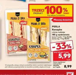 Kaufland Kanapka z szynką i serem Perla Pełna Dobra oferta