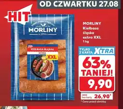 Kaufland Kiełbasa śląska extra XXL Morliny oferta