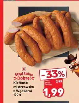 Kaufland Kiełbasa mistrzowska z Wędzarni Stąd Takie Dobre! oferta