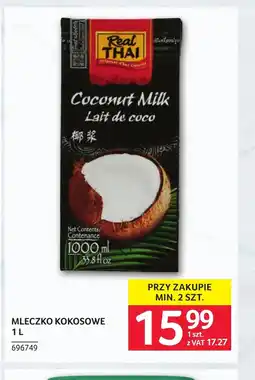 Selgros Mleczko kokosowe Real Thai oferta