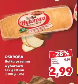 Kaufland Bułka pszenna wyborowa Oskroba oferta
