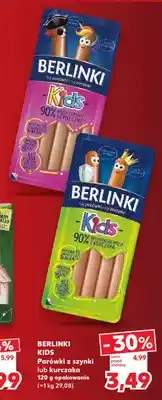 Kaufland Parówki z szynki Berlinki Kids oferta