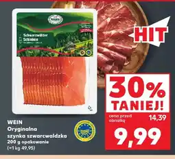 Kaufland Oryginalna szynka szwarcwaldzka Wein oferta