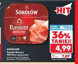 Kaufland Szynka Basiuni wieprzowa Sokołów oferta