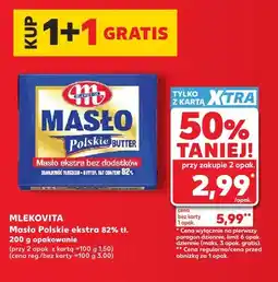 Kaufland Masło polskie ekstra Mlekovita 82% oferta