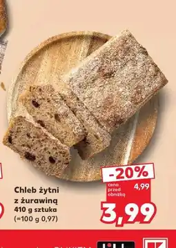 Kaufland Chleb żytni z żurawiną oferta