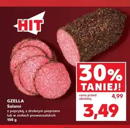 Kaufland Salami z papryką Gzella oferta