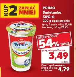 Kaufland Śmietanka Primo 30% oferta