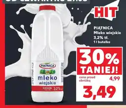 Kaufland Mleko wiejskie Piątnica 3,2% oferta
