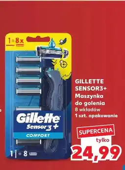 Kaufland Maszynka do golenia Gillette Sensor3+ 8 wkładów oferta