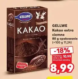 Kaufland Kakao extra ciemne Gellwe oferta