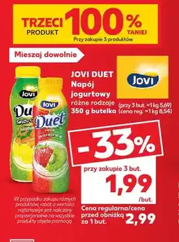 Kaufland Napój jogurtowy truskawka-kiwi Jovi Duet oferta