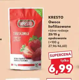 Kaufland Owoce liofilizowane truskawka Kresto oferta