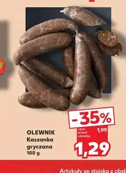 Kaufland Kaszanka gryczana Olewnik oferta