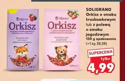 Kaufland Orkisz o smaku truskawkowym Soligrano oferta