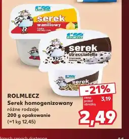 Kaufland Serek homogenizowany waniliowy Rolmlecz oferta