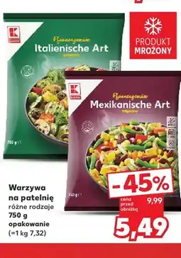 Kaufland Warzywa na patelnię Italienische Art K-Classic oferta