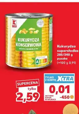 Kaufland Kukurydza supersłodka K-Classic oferta