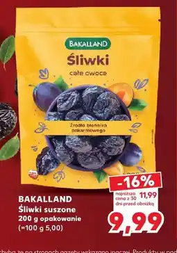 Kaufland Śliwki suszone Bakalland oferta