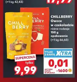 Kaufland Owoce w czekoladzie truskawki Chillberry oferta
