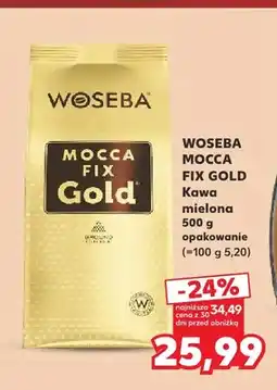 Kaufland Kawa mielona Woseba Mocca Fix Gold oferta
