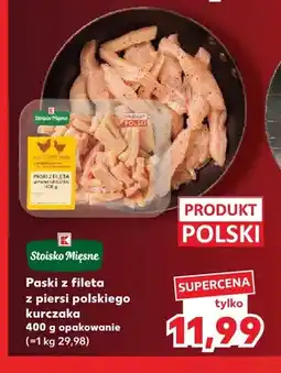 Kaufland Paski z fileta z piersi kurczaka Stoisko Mięsne oferta