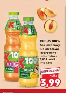 Kaufland Sok owocowy Kubuś Malina 100% oferta