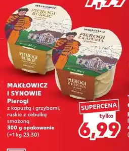 Kaufland Pierogi z kapustą i grzybami Makłowicz i Synowie oferta