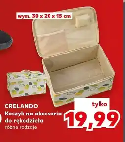 Kaufland Koszyk na akcesoria do rękodzieła Crelando oferta