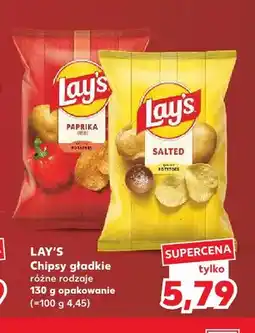 Kaufland Chipsy gładkie Paprika Lay's oferta