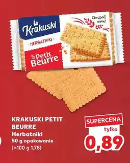 Kaufland Herbatniki Krakuski Petit Beurre oferta
