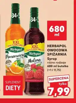 Kaufland Syrop Herbapol Owocowa Spiżarnia Pomarańcza oferta