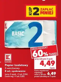 Kaufland Papier toaletowy 2-warstwowy K-Classic oferta