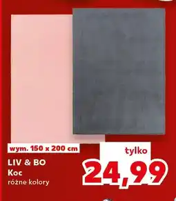 Kaufland Koc Liv & Bo 150x200 cm oferta