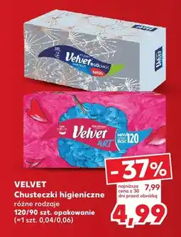 Kaufland Chusteczki higieniczne Velvet Ecopack oferta