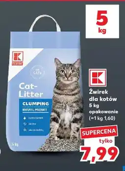 Kaufland Żwirek dla kotów K-Classic oferta