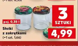 Kaufland Słoiki z zakrętkami 3-pak oferta